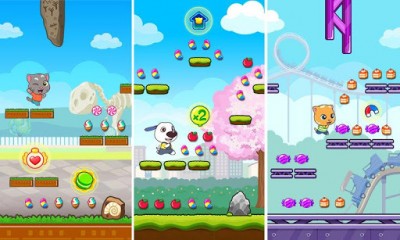 Говорящий Том: за конфетами! screenshot №1