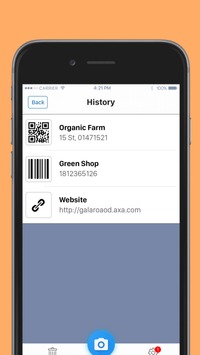 QR код - сканер штрих кодов v 1.9 скриншот №5