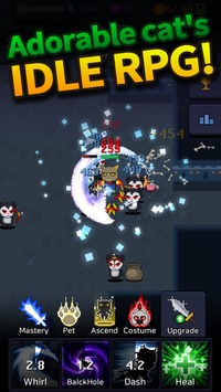 Cat Tower - Idle RPG [ВЗЛОМ: Бесплатные покупки] v 1.0.14 скриншот №1