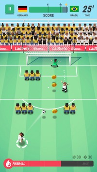 Tiny Striker: World Football [ВЗЛОМ: Много денег] v 1.3.8 скриншот №1