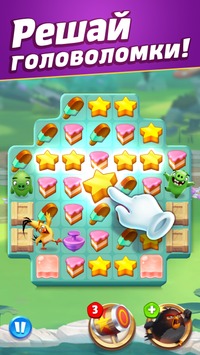Скачать Angry Birds Match v 4.7.0 [ВЗЛОМ на деньги] для Андроид