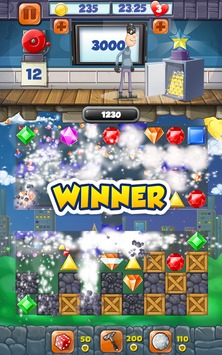 Jewel Blast Match 3 Game [ВЗЛОМ много монет] v 2.0.1 скриншот №7