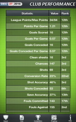 Football Director 17 - Soccer v 1.68 скриншот №6