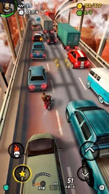 Moto Racing 2: Burning Asphalt [ВЗЛОМ: неограниченные монеты/ уровень] v 1.110 скриншот №6