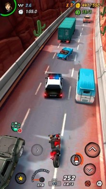 Moto Racing 2: Burning Asphalt [ВЗЛОМ: неограниченные монеты/ уровень] v 1.110 скриншот №7