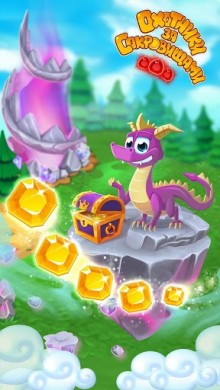 Treasure hunters match-3 gems [ВЗЛОМ: бесконечные жизни / монеты] v 1.3.3 скриншот №1