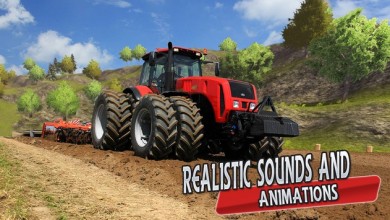 Real Tractor Farming & Harvesting 3D Sim 2017 скриншот №6