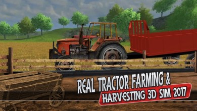 Real Tractor Farming & Harvesting 3D Sim 2017 скриншот №1