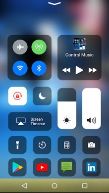 Центр управления iOS 11 v 1.5.8 скриншот №1
