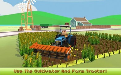 Blocky Farm: Corn Professional [ВЗЛОМ: много денег] v 1.2 скриншот №1