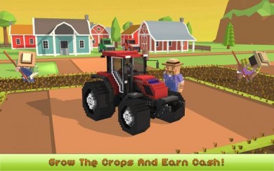Скачать Blocky Farm: Corn Professional [ВЗЛОМ: много денег] v 1.2 для Андроид