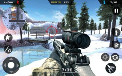 Winter Mountain Sniper [ВЗЛОМ: Много денег] v 1.2.2 скриншот №2