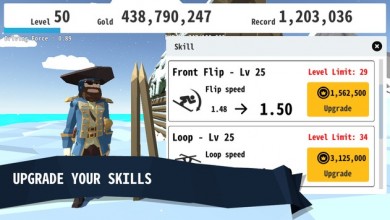 Скачать Pirate Skiing [ВЗЛОМ: Много денег] v 0.1.3 для Андроид