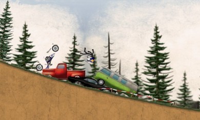 Stickman Downhill - Motocross [ВЗЛОМ Все разблокировано] v 3.5 скриншот №8
