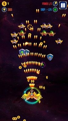 Chicken Shooter: Space Shooting [ВЗЛОМ на деньги] v 2.1 скриншот №1