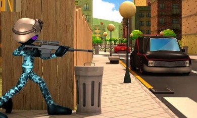 Stickman Sniper Squad 2017 [ВЗЛОМ на деньги] v 1.2