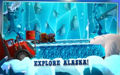 Ice Road Truck Driving Race [ВЗЛОМ: много денег] v 3.61 скриншот №6
