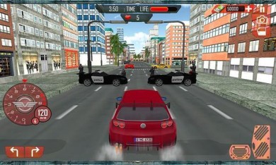 Grand Car Chase Auto Theft 3D [ВЗЛОМ много денег] v 1.0.2 скриншот №1