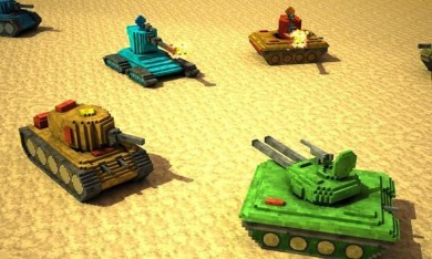 Скачать Toon Tank - Craft War Mania [ВЗЛОМ] для Андроид