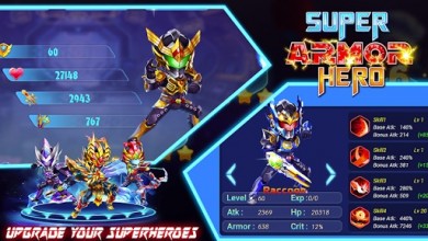 Superhero Armor [ВЗЛОМ: очки/монеты/самоцветы] v 1.0.11 скриншот №6