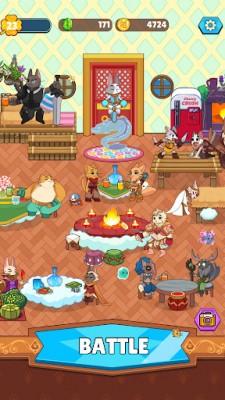 Clicker Cats - RPG Idle Heroes screenshot №4