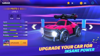 Crimson Wheels: Car Shooter screenshot №3