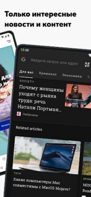 Opera Mobile Web Browser скриншот №2