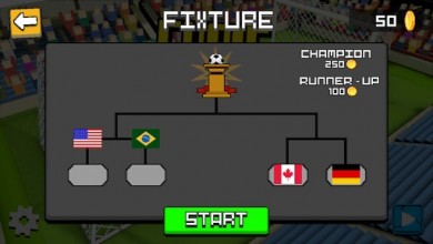Скачать Cubic Soccer 3D v 1.1.1 [ВЗЛОМ на деньги] для Андроид
