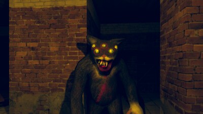 Cat Fred Evil Pet. Horror game screen 1