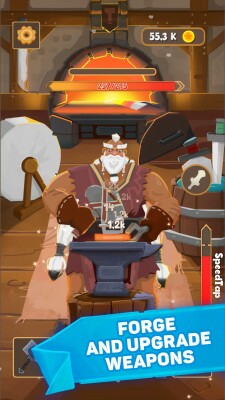 Forge Titans: Idle RPG Clicker screen 3