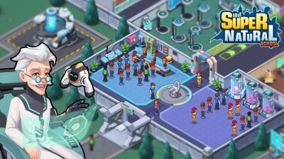 Idle Superpower School screen 1