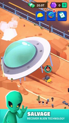 Idle Area 51 screen 1