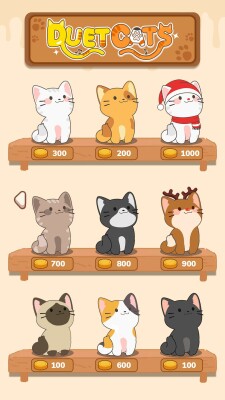 Duet Cats: Cute Popcat Music screen 1