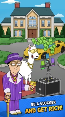 Idle Vlogger - Rich Me! screen 2