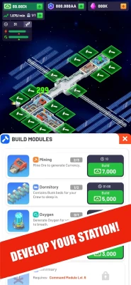 Idle Space Station - Tycoon screen 3