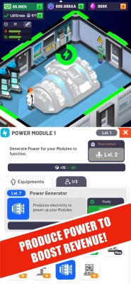 Idle Space Station - Tycoon screen 4