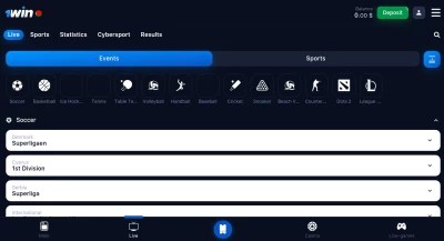 1win live матчи