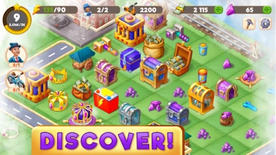 Mergington Town: Merge & Build screen 3