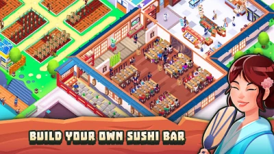 Sushi Empire Tycoon—Idle Game screen 1
