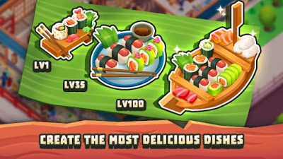 Sushi Empire Tycoon—Idle Game screen 3