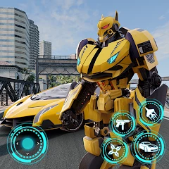download Robot War: Car Transform Game (ВЗЛОМ Без Рекламы)
