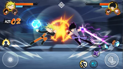 Stick Ninja - 3v3 Battle screen 1