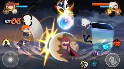 Stick Ninja - 3v3 Battle screen 4