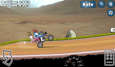 Wheelie Challenge screen 1