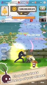 Woodcutter: Idle Clicker screen 2