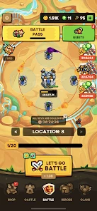 Apexlands- idle tower defense screen 1