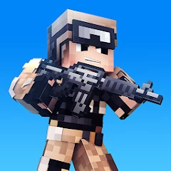 Block Guns: Online Shooter 3D (МОД, деньги, алмазы, оружие, скины)