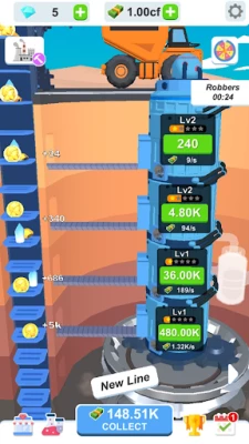 Фабрика на холостом ходу (ВЗЛОМ, Много денег) screenshot №4