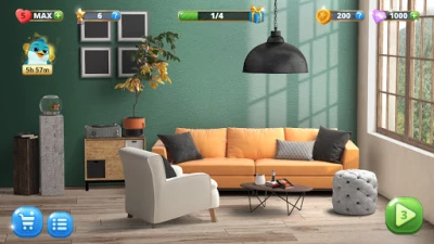 Flip This House: Игра в дизайн дома 3D (МОД, бесконечные жизни и бустеры) screenshot №7