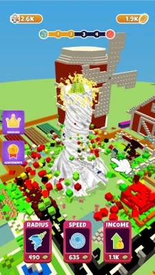 Idle Tornado (ВЗЛОМ Много Денег) screenshot №5
